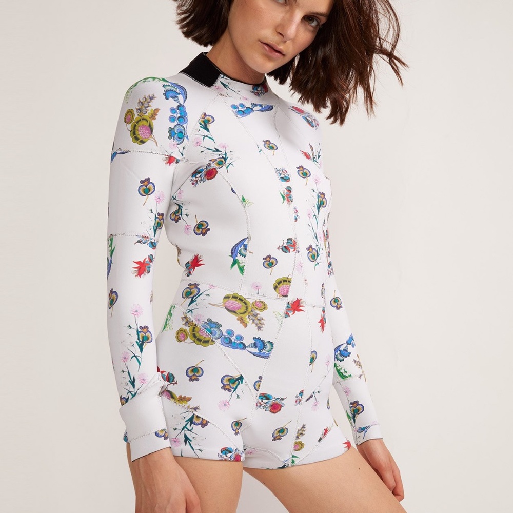 NWOT Cynthia Rowley High Tide Floral Wet Suit